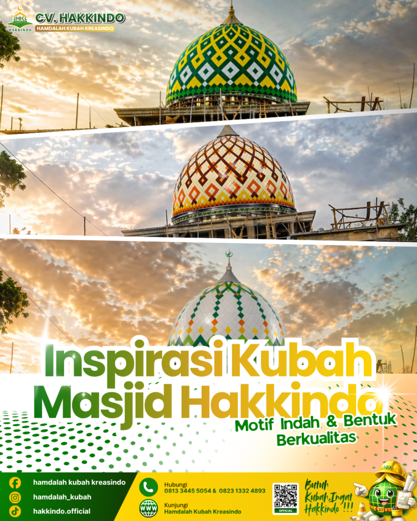 Kombinasi Warna Kubah Masjid: Inspirasi Desain yang Memadukan Keindahan dan Filosofi